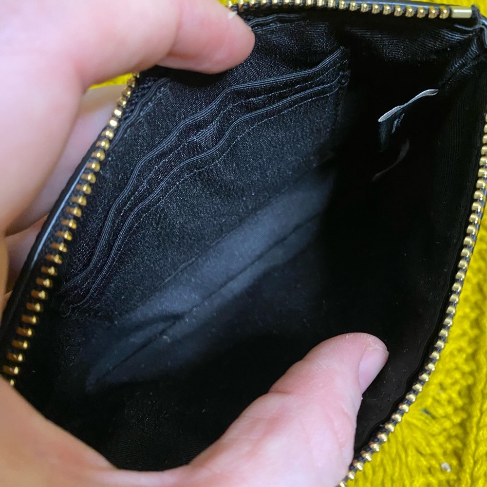 NWOT Coach Black Corner Zip Wristlet - Picture 7 of 9
